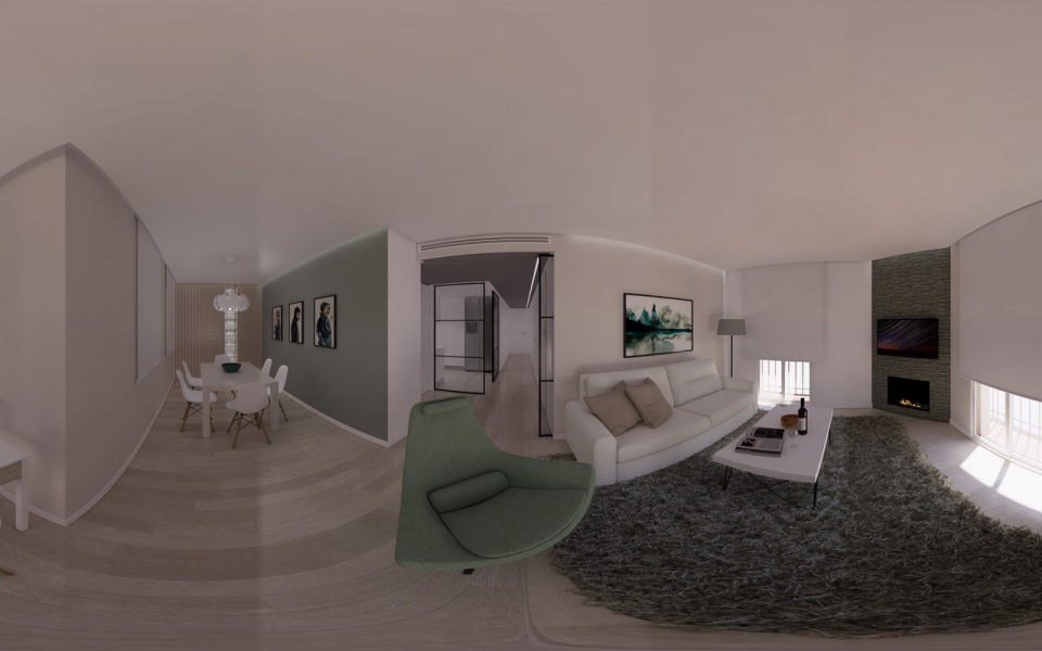 Tour virtual de vivienda en calle Gerona - Malaga