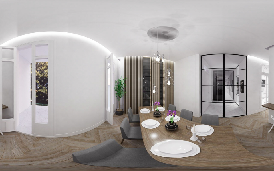 Tour virtual de vivienda en Paseo Reding - Malaga