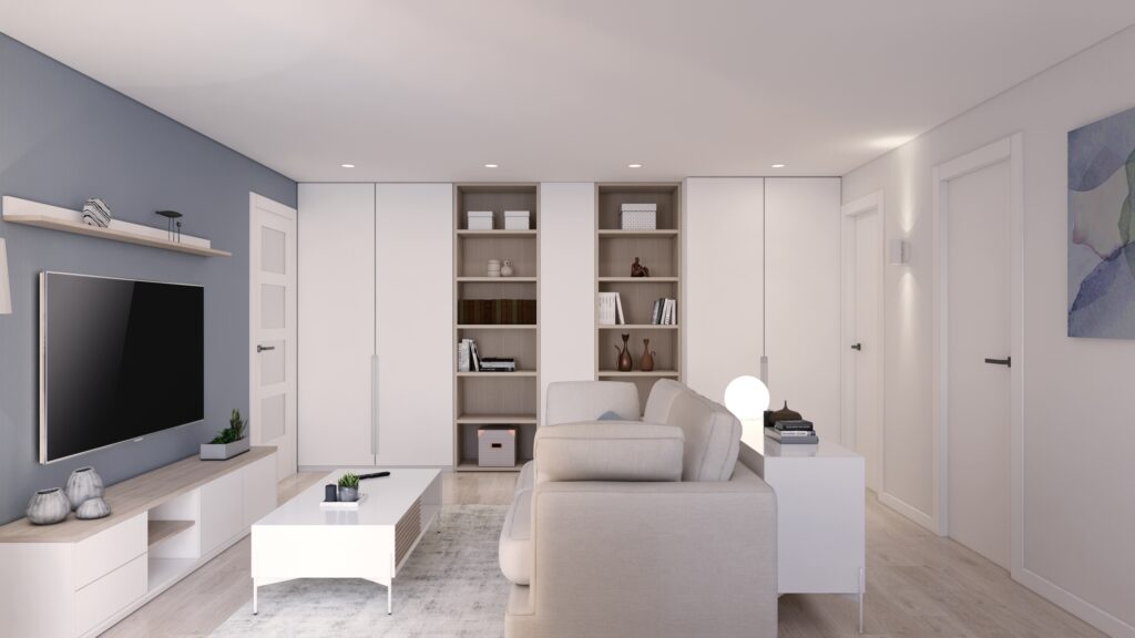 Proyecto Interiorismo y Reforma Integral - Benigno Santiago Peña - Málaga - Diseño de Interiores - 10 - Salón desde terraza