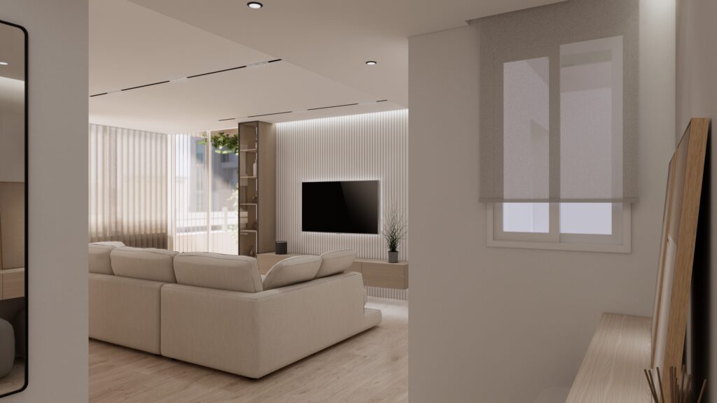 Proyecto Interiorismo y Reforma Integral - Camino Suárez - Málaga - Diseño de Interiores - 01 - Entrada op1