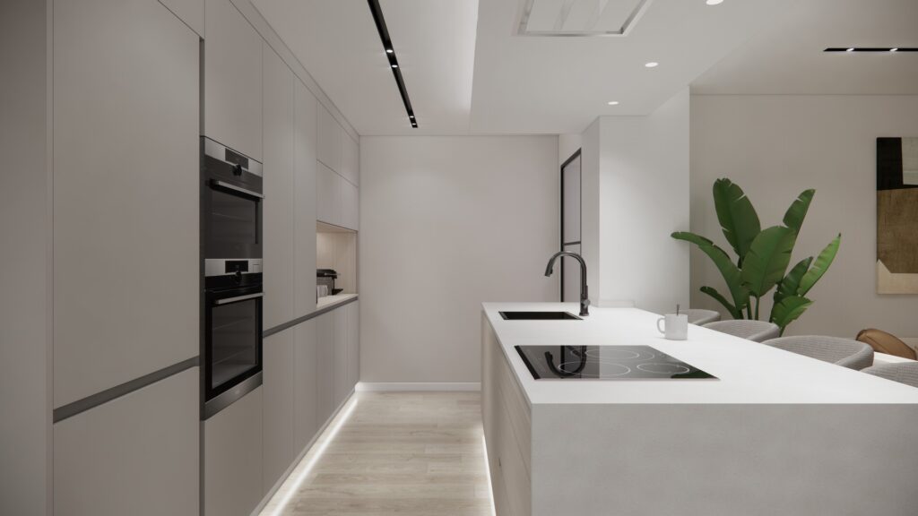 Proyecto Interiorismo y Reforma Integral - Esquilo 22 - El Cónsul - Málaga - Diseño de Interiores - v3 - 04 - Cocina