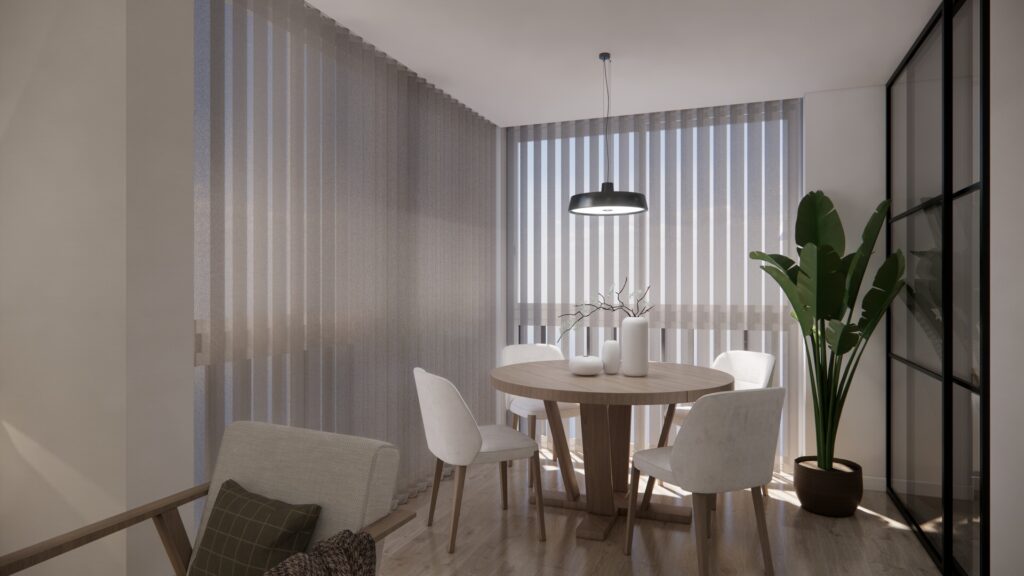 Proyecto Interiorismo y Reforma Integral - Esquilo 22 - El Cónsul - Málaga - Diseño de Interiores - v3 - 12 - comedor