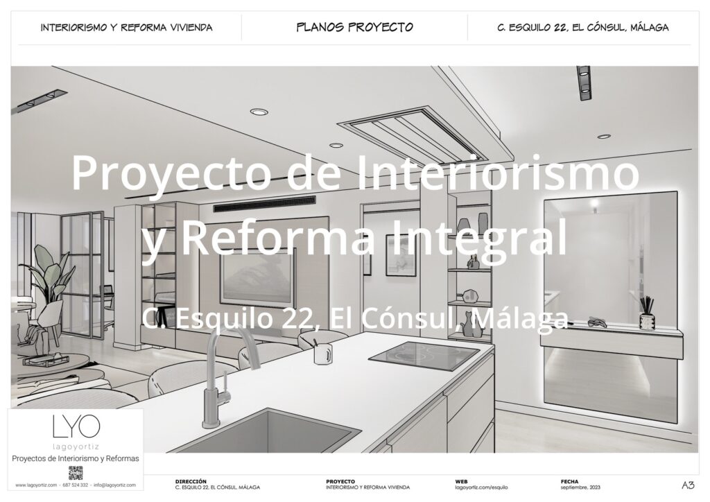 Proyecto Interiorismo y Reforma Integral - Esquilo 22 - El Cónsul - Málaga - Planos Técnicos - 01 - Planos Proyecto