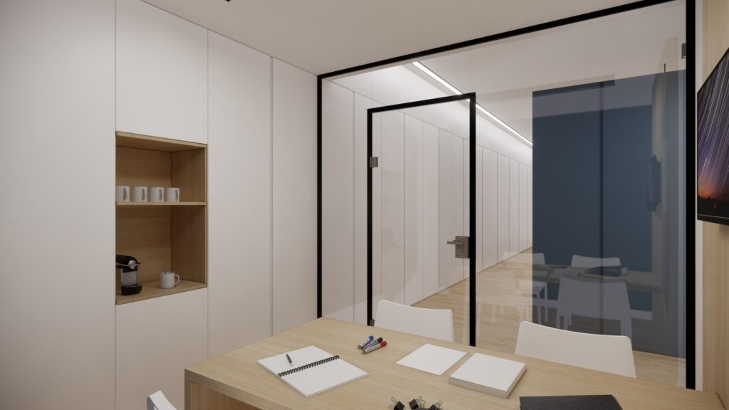 Proyecto Interiorismo y Reforma Oficinas en Montes de Oca &ndash; Malaga &ndash; 17 &ndash; Meeting