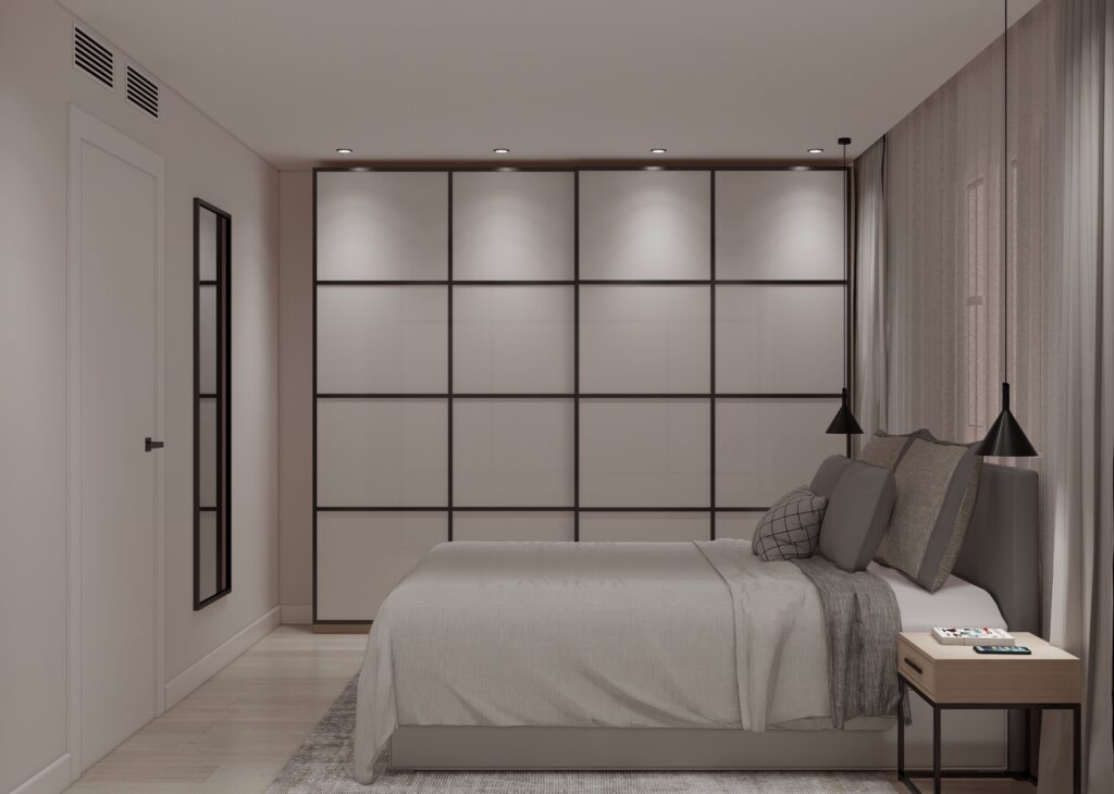 Proyecto Interiorismo y Reforma Vivienda - Av Pío Baroja - Echeverría del Palo - Málaga - Diseño de Interiores - 21 - dormitorio lateral