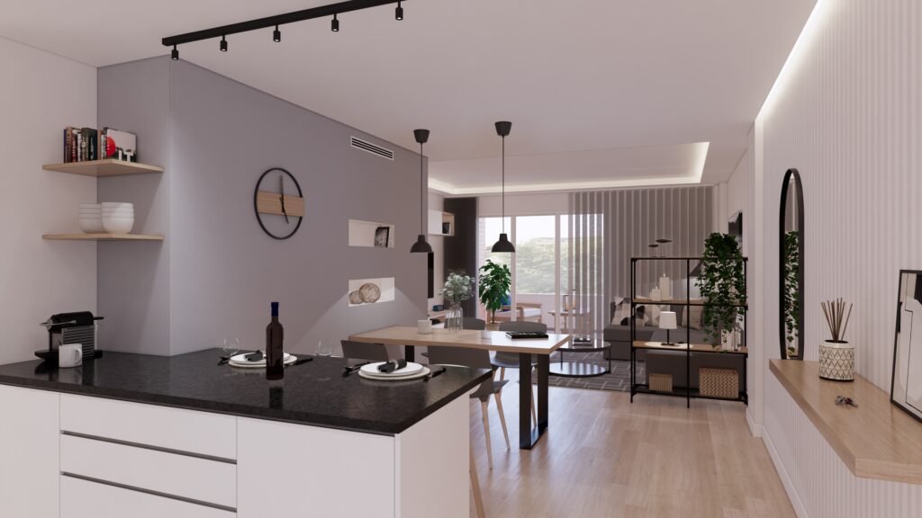 Proyecto Interiorismo y Reforma Vivienda Corregidor José Viciana - Málaga - Diseño de Interiores - 04 - Entrada - B