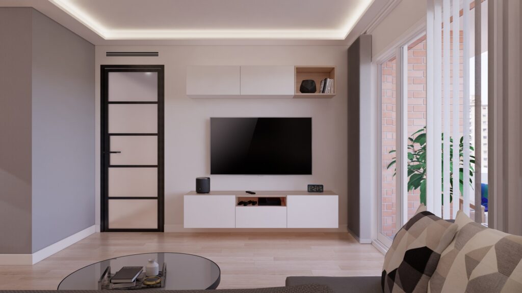 Proyecto Interiorismo y Reforma Vivienda Corregidor José Viciana - Málaga - Diseño de Interiores - 09 - Salón 1 - B