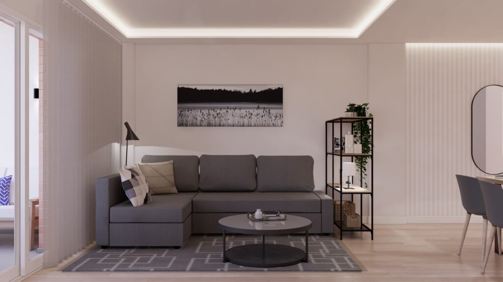 Proyecto Interiorismo y Reforma Vivienda Corregidor José Viciana - Málaga - Diseño de Interiores - 10 - Salón 2 - B