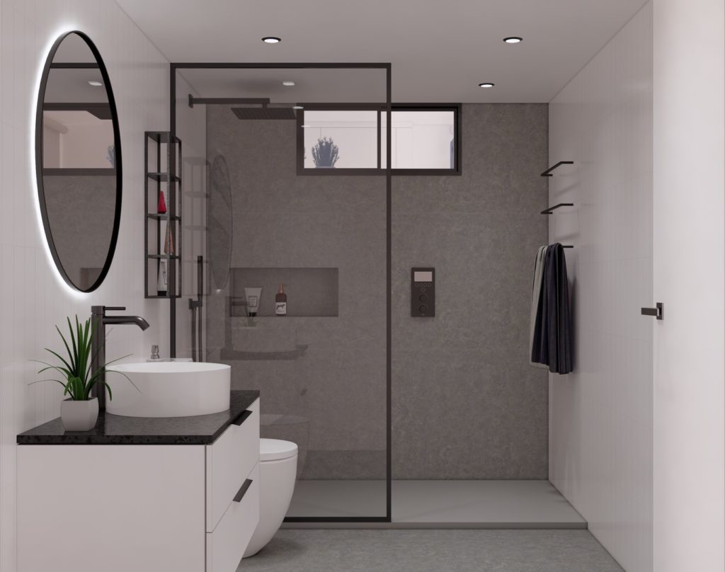 Proyecto Interiorismo y Reforma Vivienda Corregidor José Viciana - Málaga - Diseño de Interiores - 16 - Baño pasillo 1