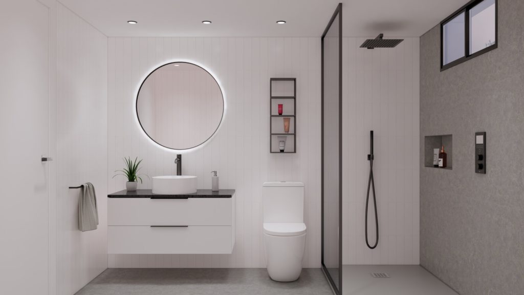 Proyecto Interiorismo y Reforma Vivienda Corregidor José Viciana - Málaga - Diseño de Interiores - 17 - Baño pasillo 2