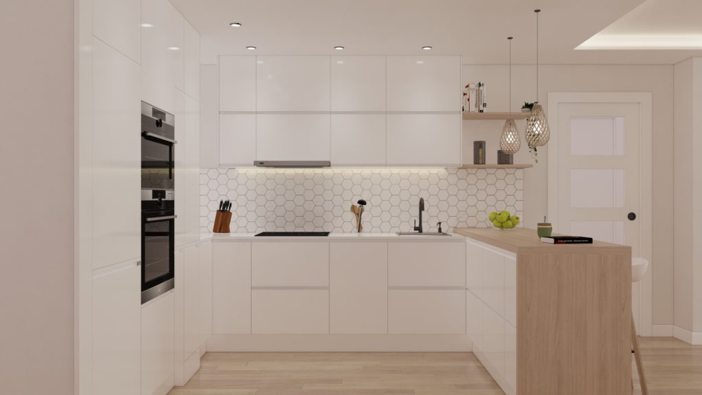 Proyecto Interiorismo y Reforma vivienda Avda del Mediterráneo Rincón de la Victoria Málaga - 04 - Cocina