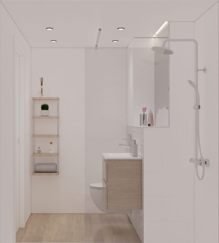 Proyecto Interiorismo y Reforma vivienda Avda del Mediterráneo Rincón de la Victoria Málaga - 15 - Baño Ella