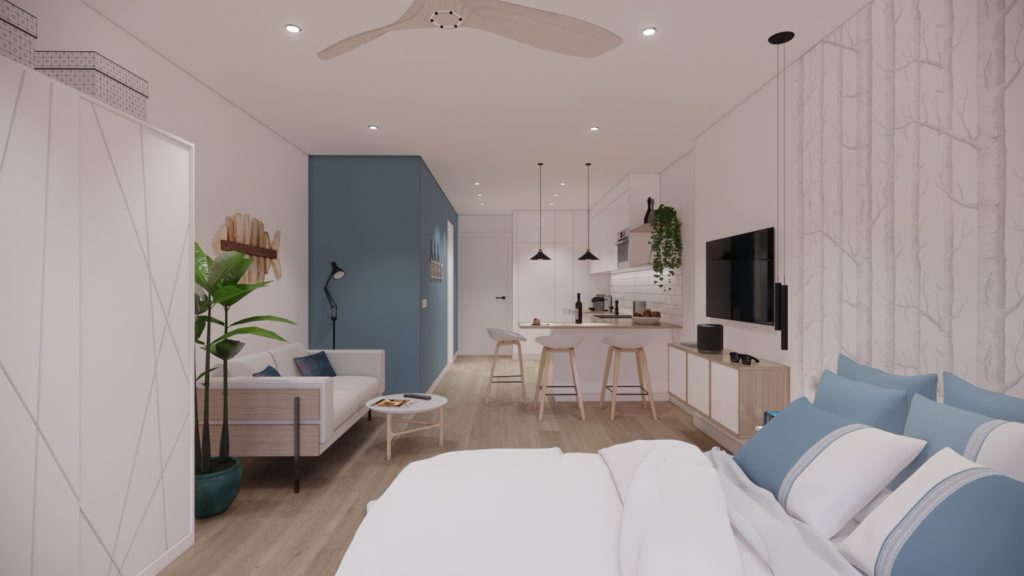 Proyecto interiorismo apartamento para alquiler Marbella - 1