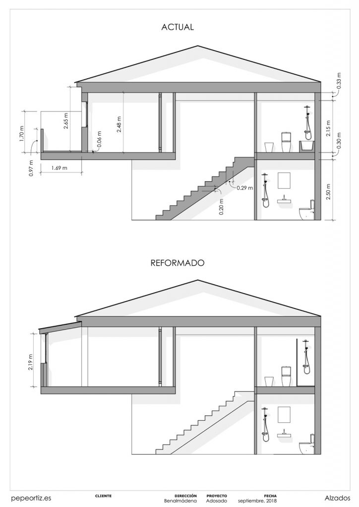 Proyecto reforma vivienda adosado Benalmadena Malaga - 5