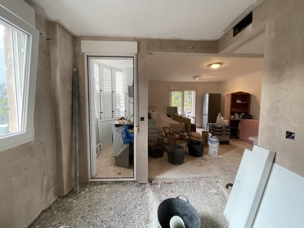 Reforma Integral Vivienda Av del Lido - Playamar - Torremolinos - 13 - Cocina salón lavadero