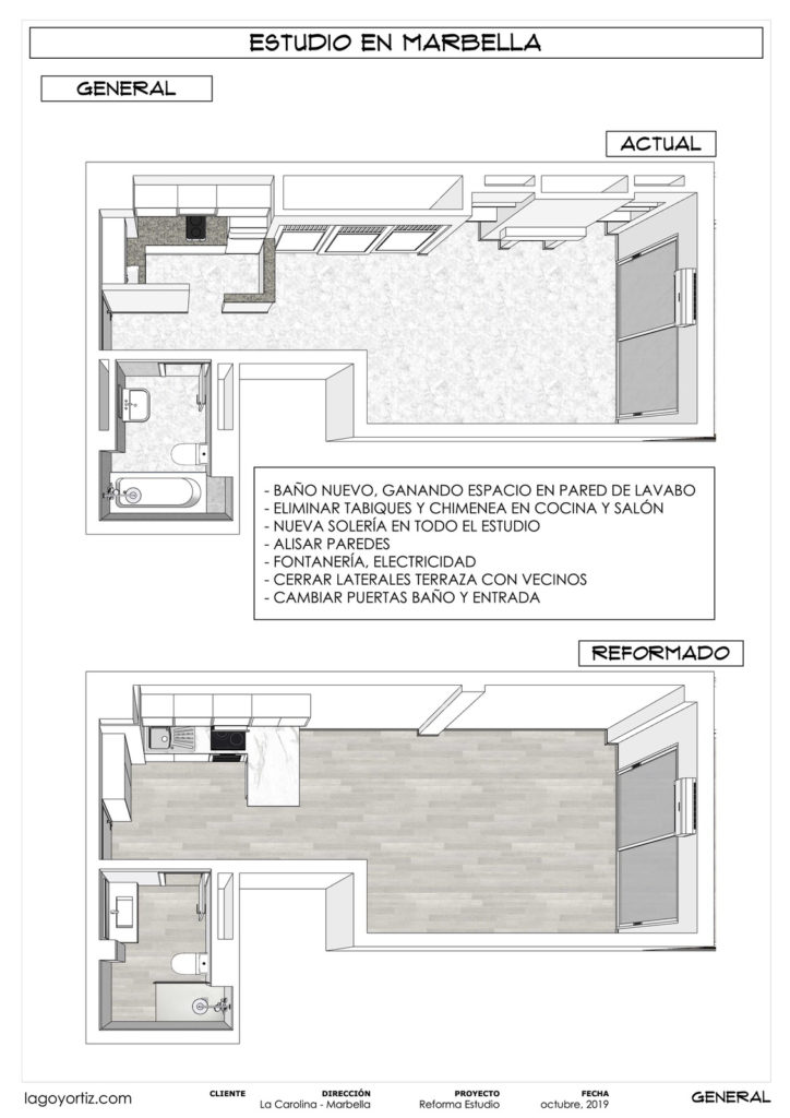 Reforma integral apartamento estudio Marbella &ndash; 4 &ndash; Proyecto Interiorismo &ndash; General