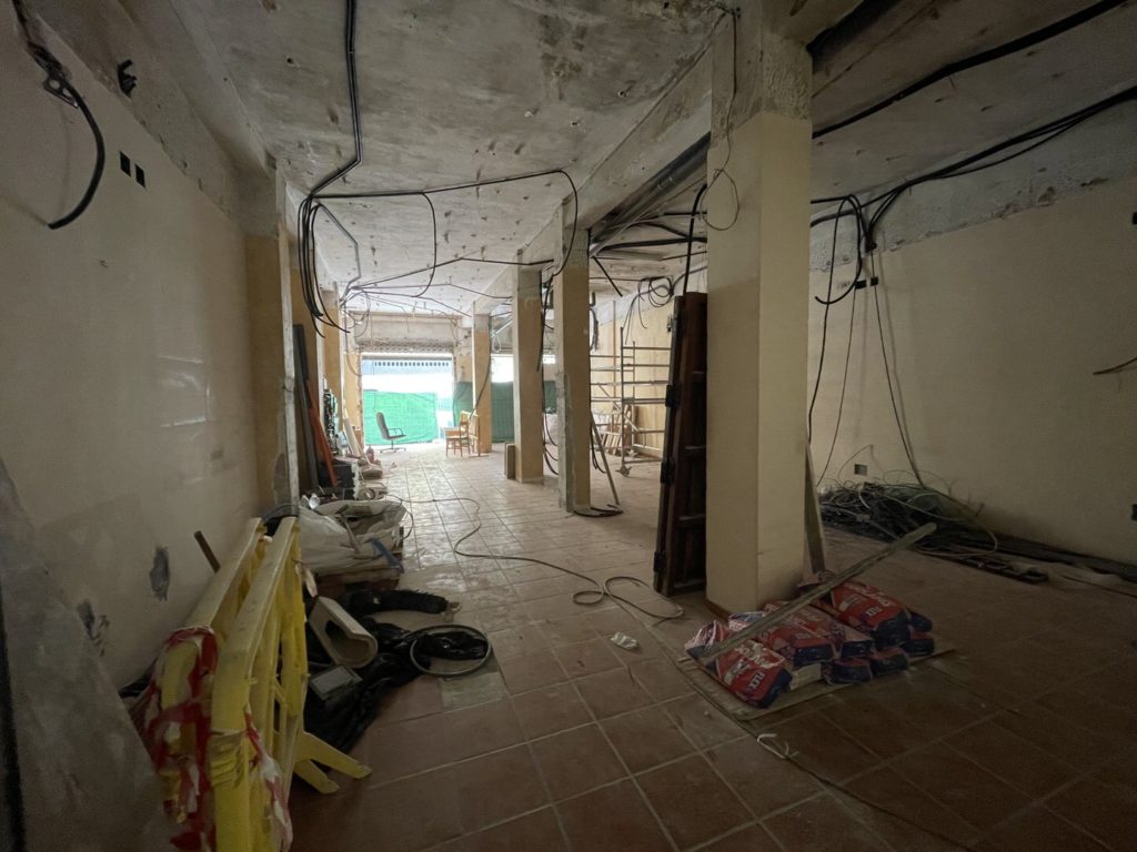 Reforma local comercial oficina en Montes de Oca - Málaga - Obra - 8 - Preinstalación de electricidad