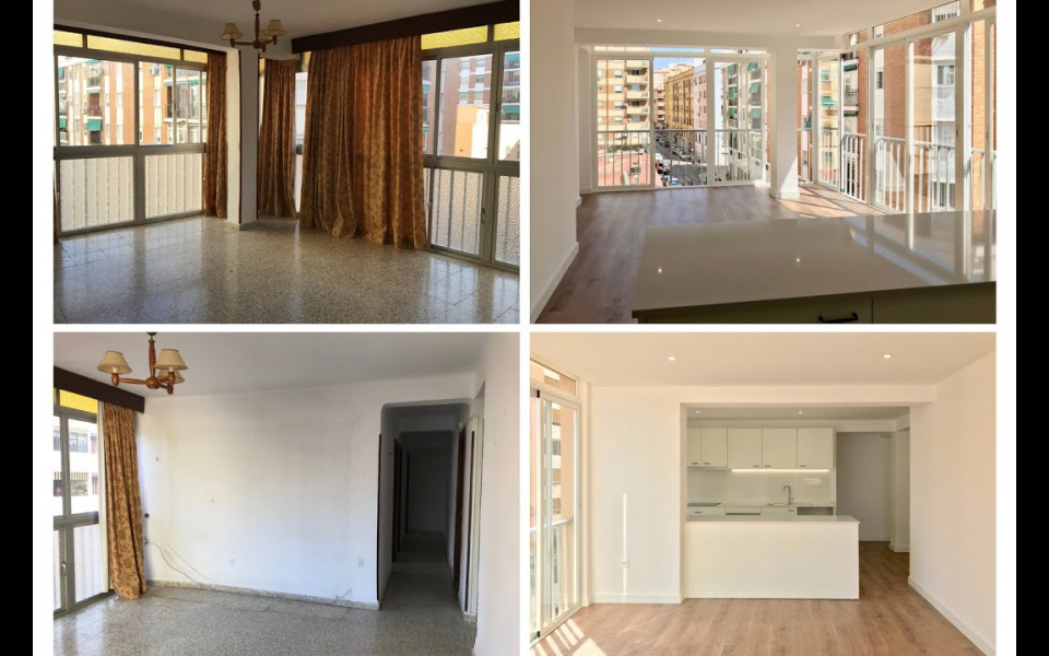 Reforma integral vivienda en Malaga – Antes/Despues y Obra