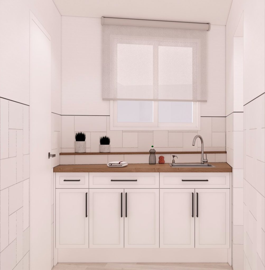 proyecto interiorismo adosado en La Colina - Torremolinos - lavadero - 5