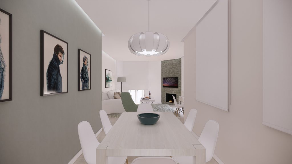 proyecto interiorismo reforma y decoración de vivienda en calle gerona malaga &ndash; 4 &ndash; comedor salon