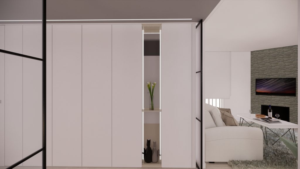 proyecto interiorismo reforma y decoración de vivienda en calle gerona malaga &ndash; 8 &ndash; entrada recibidor